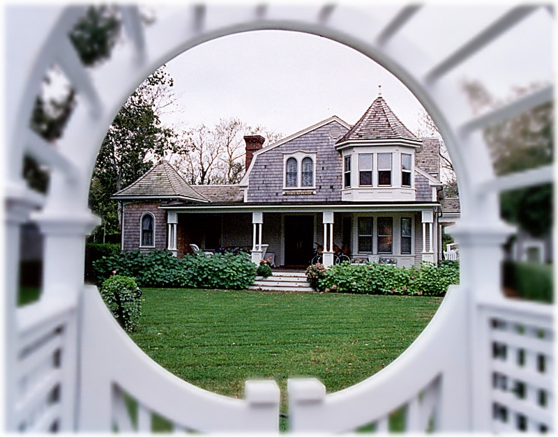House Through Gate, New England America.jpg
